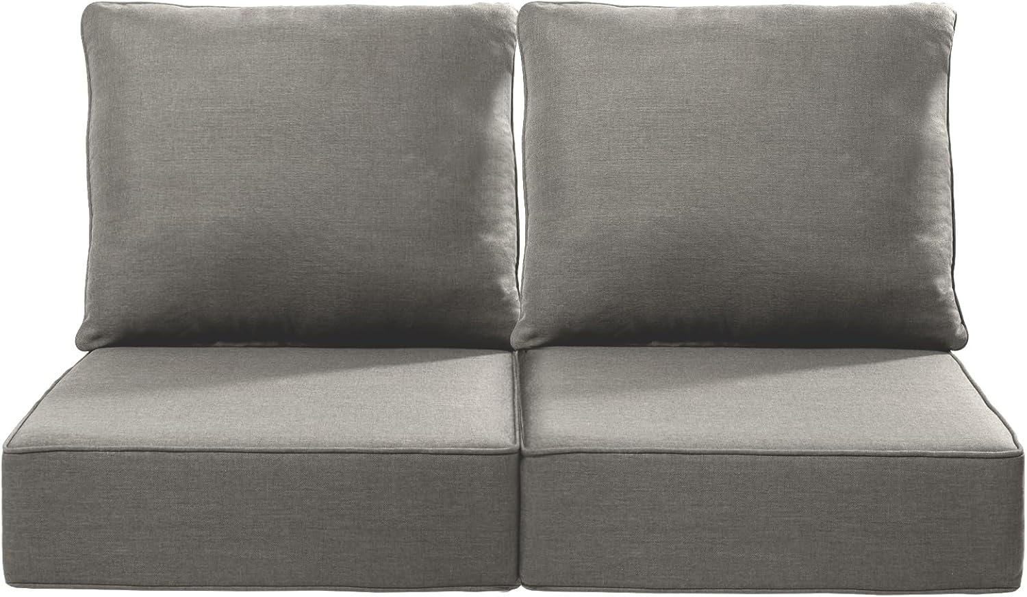 Luxury 24x24x6 Inch Outdoor Cushions - Water&UV&Fade Resistant 1 Set Zippered Patio Chair Cushion for Wicker Dining Rocking Swivel Chairs Loveseat Couch Sectional Sofa - Baby Blue