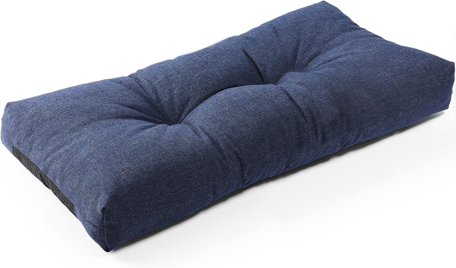 SUNROX LokGrip Non Slip Tufted Memory Foam Bench Cushion, FadeShield Water Resistant Durable Thicken Outdoor/Indoor Bench Seat Pads 42x16x4 inch, Cream