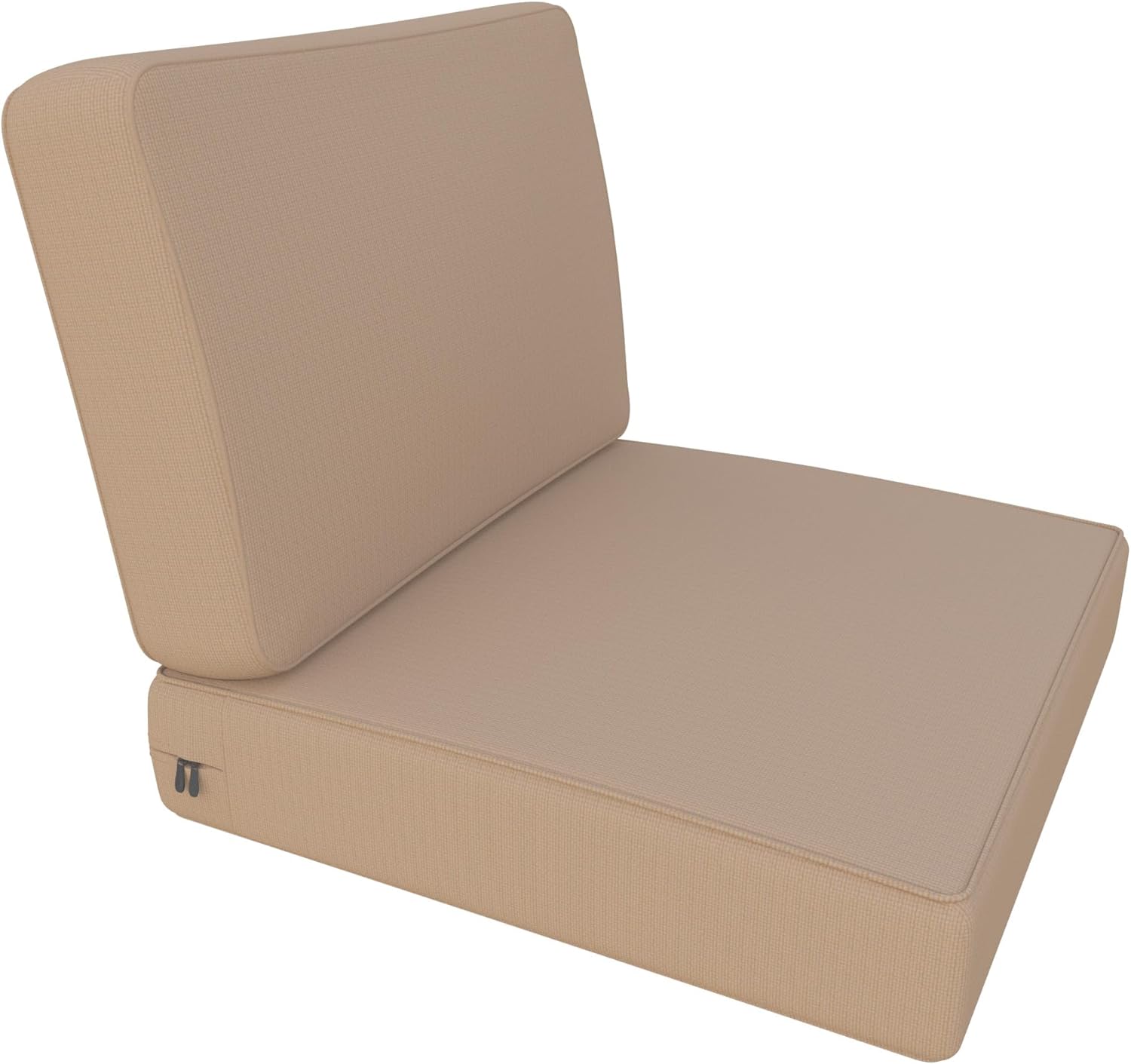 Covers & All Outdoor Deep Seat Cushion for Patio Furniture, 24 x 24 x 5 Inch High-Density Foam Patio Chair Cushion with Water & UV-Resistant, Tear-Resistant Seat & Back Cushion Set of 1