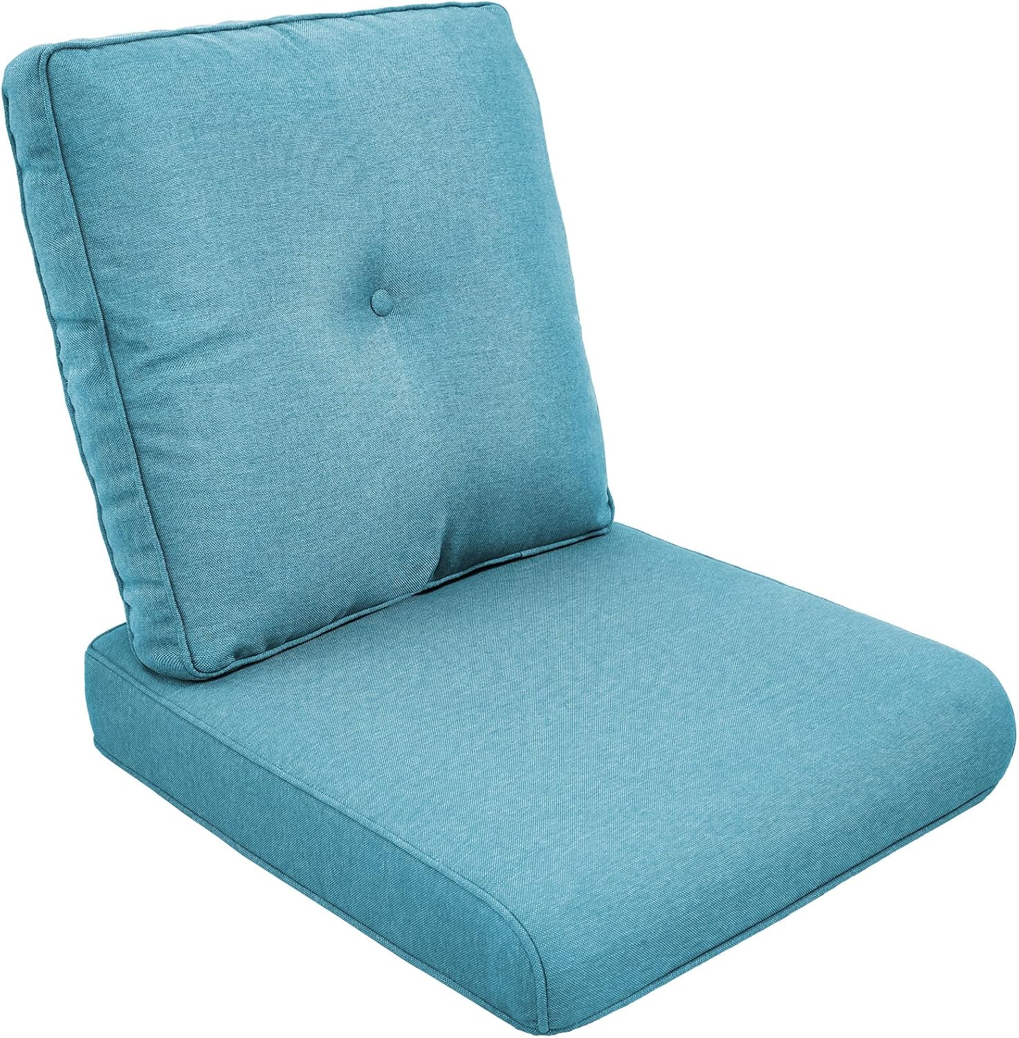 Outdoor Seat Cushion Set-24 x 24 x 6 Inch Outdoor Chair Cushions Set of 2 with Water Resistant & Removable Cover Outdoor Cushions for Patio Furniture Chair Sofa Couch-Beige