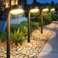 8 Pack Solar Pathway Lights Outdoor, 12 Brighter LED Solar Lights Outdoor Waterproof, Up to 12 Hrs Modern Path Light for Yard Garden Walkway Driveway Lawn (8 Pack)